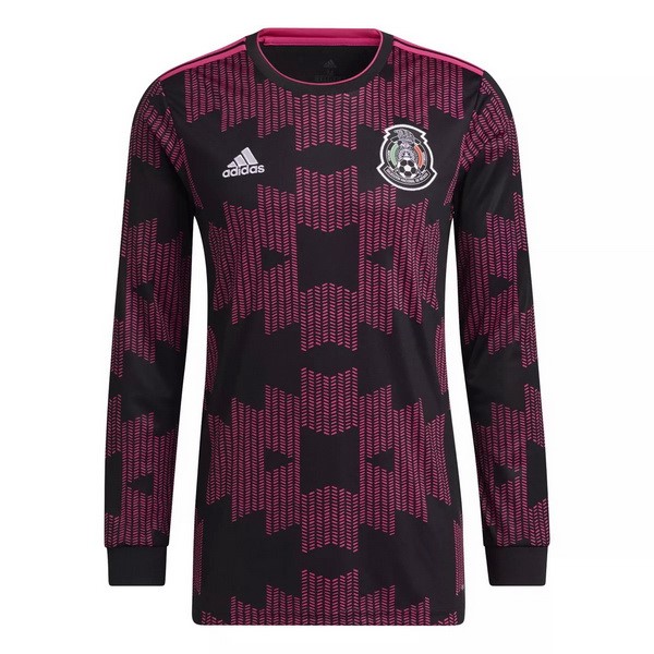 Camiseta Mexico Primera Equipación Manga Larga 2021 Purpura